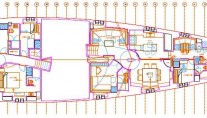 Sailing yacht Sarissa -  Layout